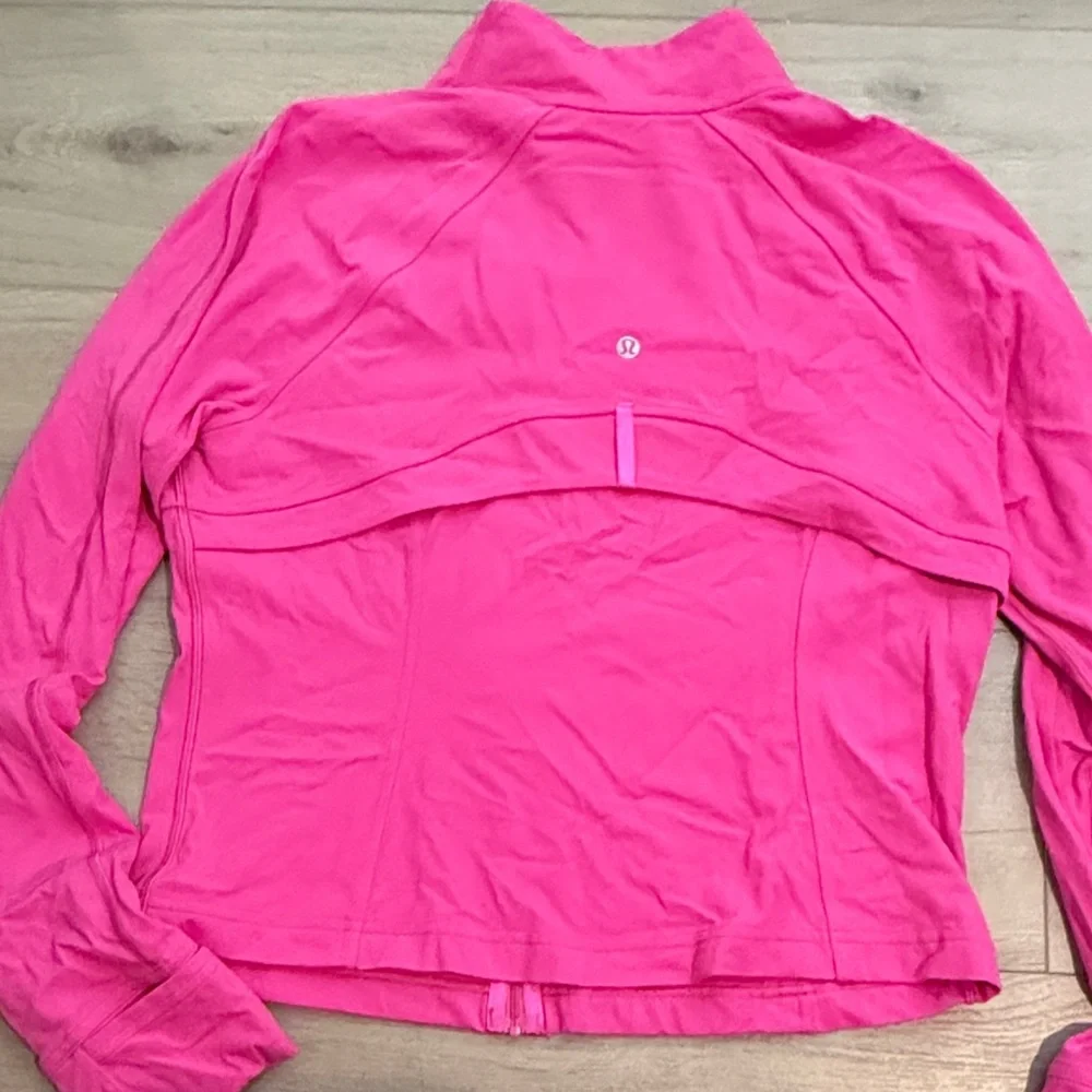 Lululemon Cropped Define Nulu Jacket Pink 14 - Picture 4 of 6